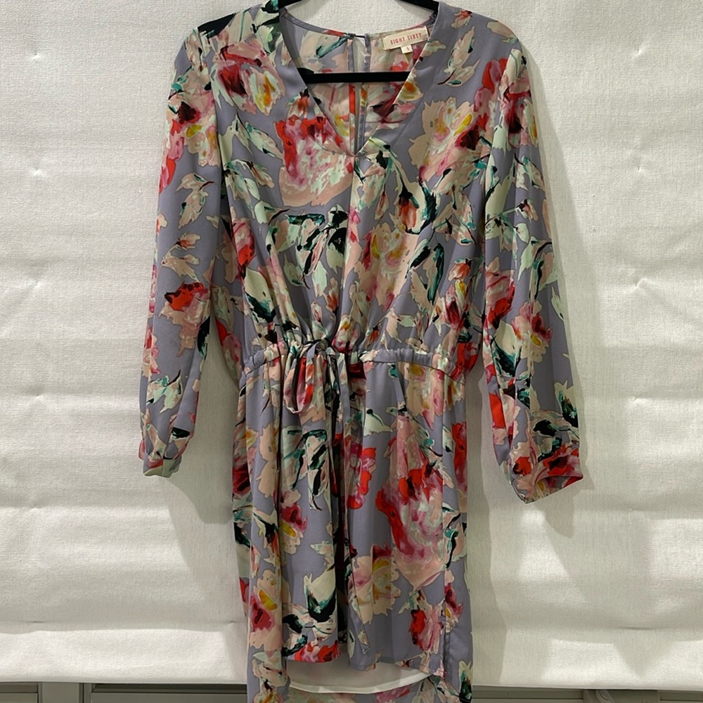 Floral dress with pockets